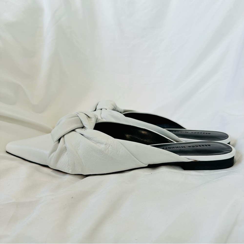 Rebecca Minkoff Coretta White Leather Mules - Picture 9 of 17